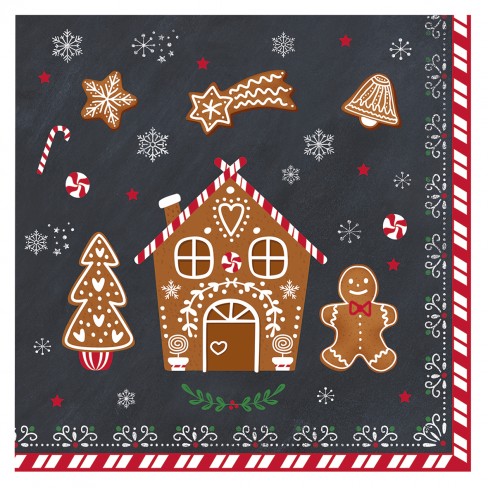 Салфетки 20бр Gingerbread Салфетки 20бр Gingerbread